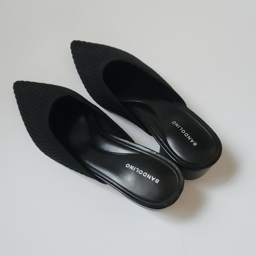 🔥SOLD🔥 Bandolino Ribbed Knit Mules - Picture 5 of 10